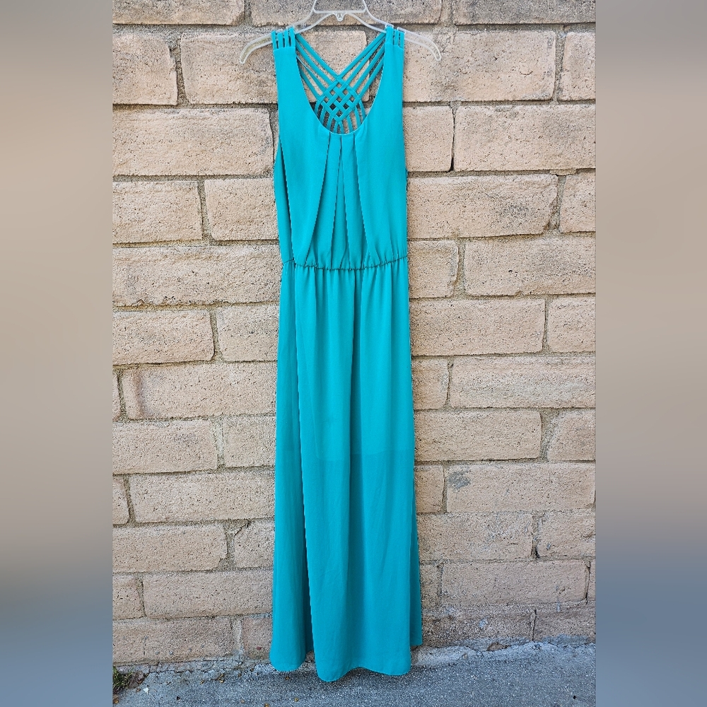 BCX Teal Summer Dress, Size L